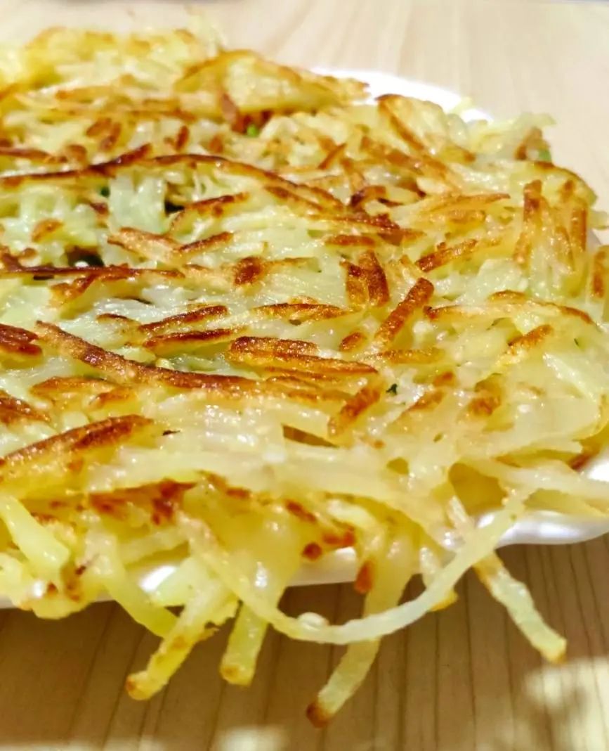 超简单的香煎土豆丝饼,可能是全世界的美味小确幸
