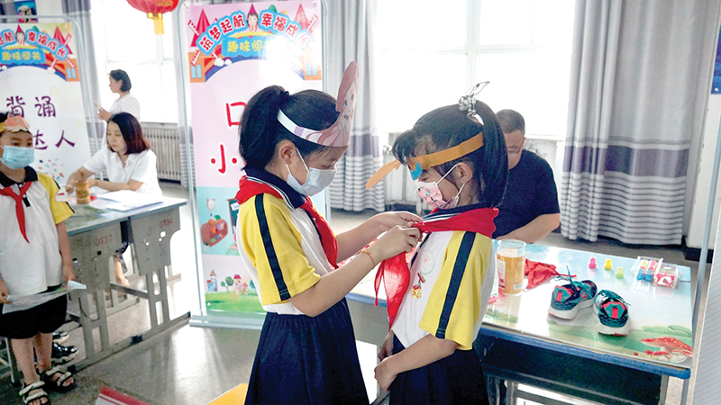 陽(yáng)泉南莊路學(xué)校與漾泉學(xué)校 趣味闖關(guān)活動(dòng)(圖1)