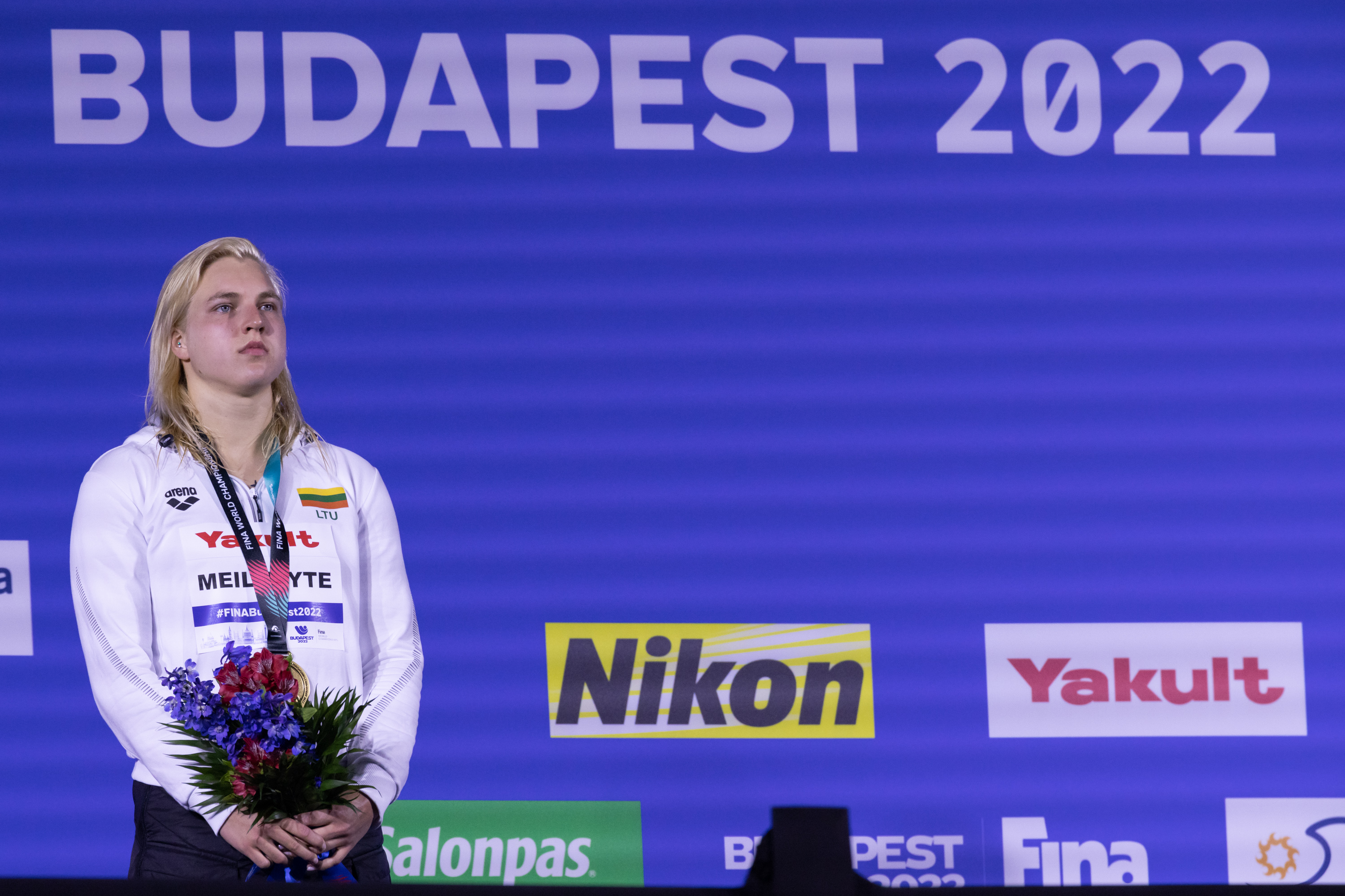 （体育）（2）游泳——世锦赛：立陶宛选手获女子50米蛙泳冠军