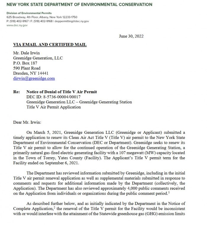 纽约州拒绝为用于挖矿的发电厂续签大气排放许可证