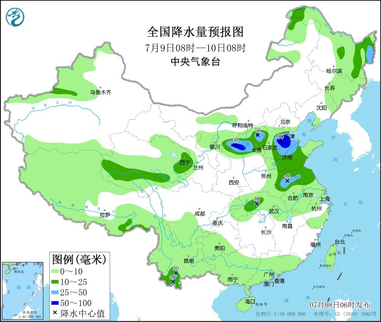 新疆四川盆地等地将有持续性高温 江淮等地将有较强降水