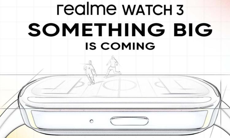 realme 公开 realme Watch 3 智能手表 预计下周发布