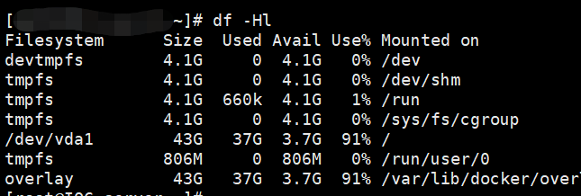 Linux 根分区快满了，这个方法快速定位