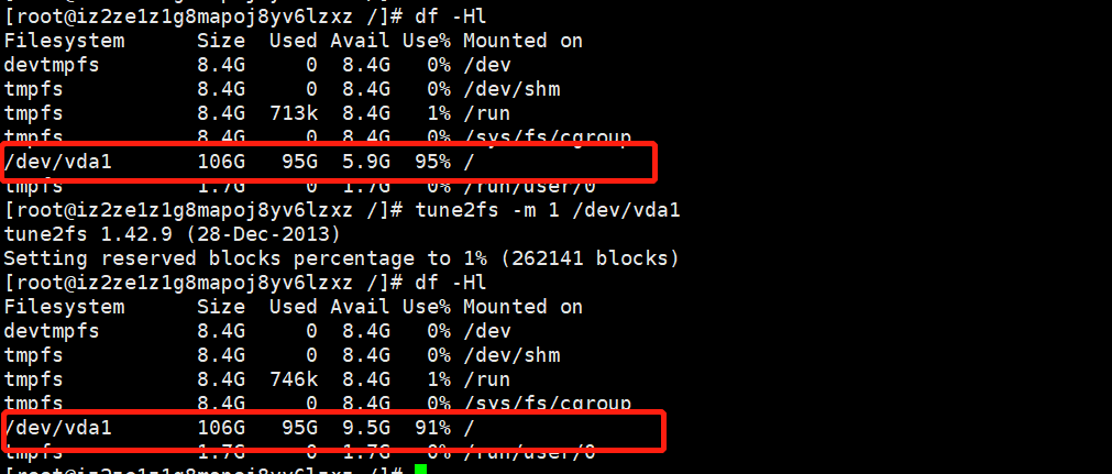 Linux 根分区快满了，这个方法快速定位