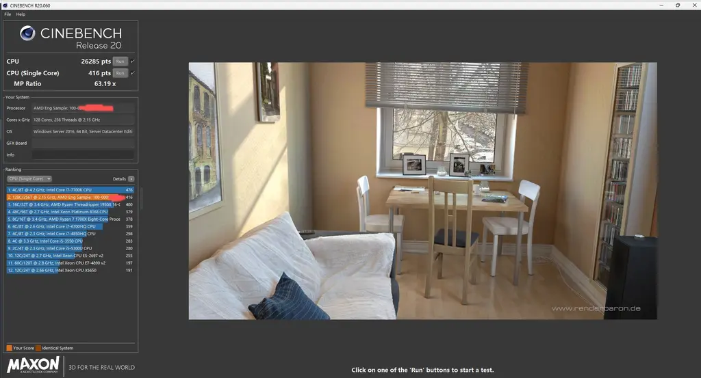 AMD EPYC Genoa工程样片跑分曝光:刷新x86性能记录