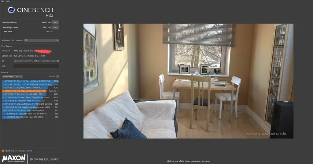 AMD EPYC Genoa工程样片跑分曝光:刷新x86性能记录