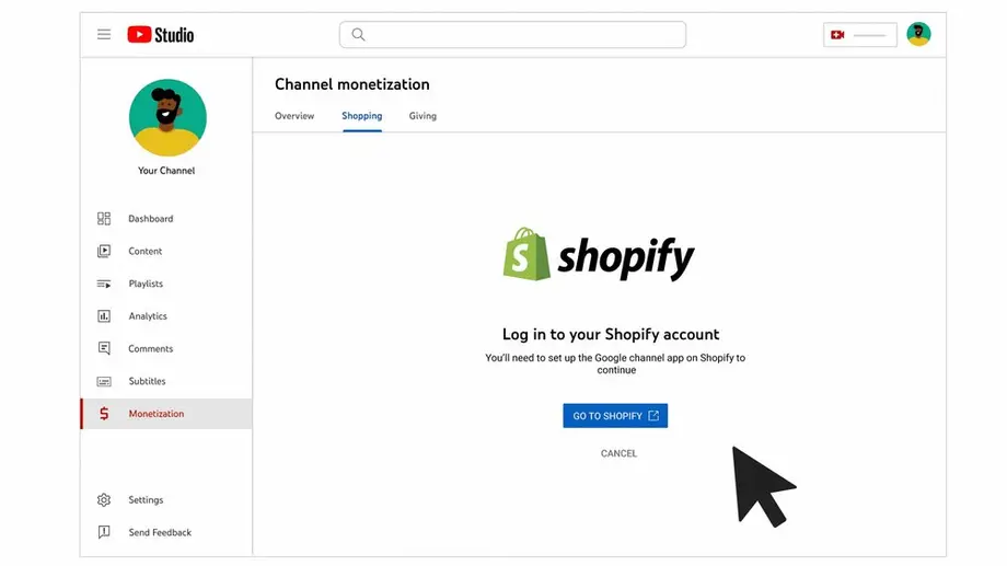YouTube和Shopify开展合作 创作者可在其频道直接销售商品