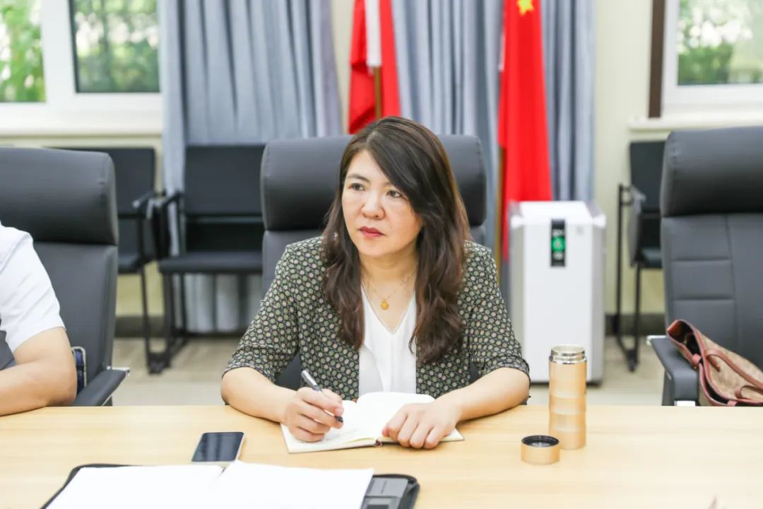 区委组织部副部长、老干部局局长宋文静到济南新材料产业园区调研人才和党建工作