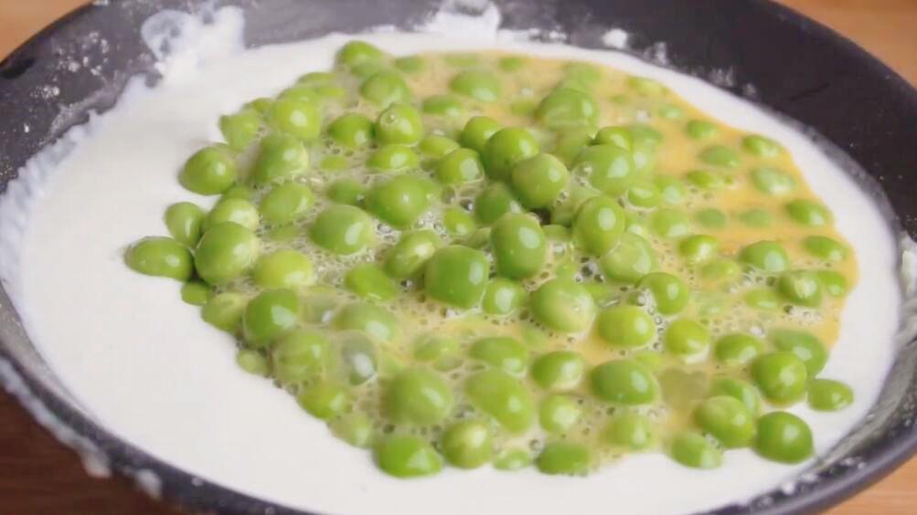 圖片[4]-【豌豆雞蛋早餐餅】做法步驟圖 10分鐘出鍋 早餐孩子特別愛吃-起舞食譜網