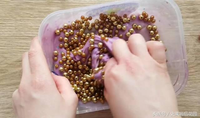 手工diy史莱姆用白胶，适合初学者的珠子泥史莱姆制作方法