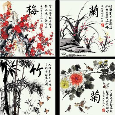 梅兰竹菊非凡物，四君子是哪四种植物寓意（具有傲、幽、澹、逸品质的梅兰竹菊“四君子”千百年来受世人钟爱）