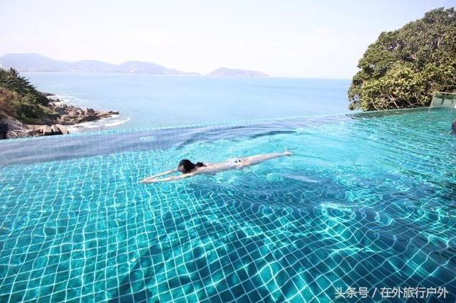 画面泰国旅游骑大象，90后小清新出游泰国