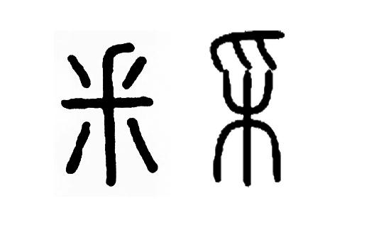 卿怎么读组词(《说文解字》第124课:了解字义,"釆"和"采"就不会搞混了