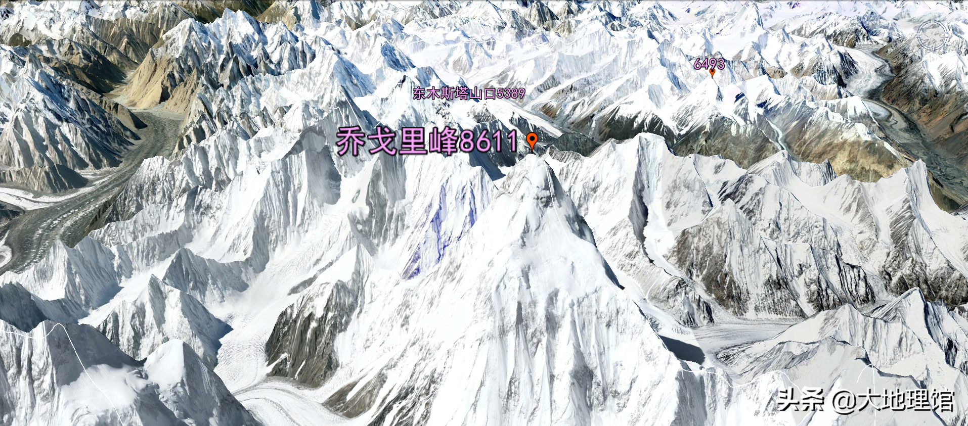 全景视角，看世界第二高峰——乔戈里峰