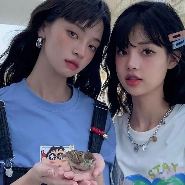 好看闺头♡，微信头像，好看闺头♡（一组超好看的闺蜜头像集）