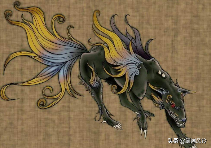 中国12大神兽犬类(《山海经》75种神兽图片大全集,造型各异,上古神话