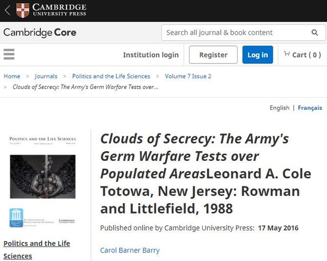 粘质沙雷菌是什么，粘质沙雷氏菌（北美观察丨打开美国历史上的人体试验）
