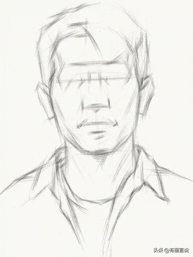 橡皮头，微信头像，橡皮头（分享结构素描高清临摹素材60张）