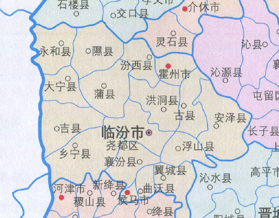 山西安泽县地图图片