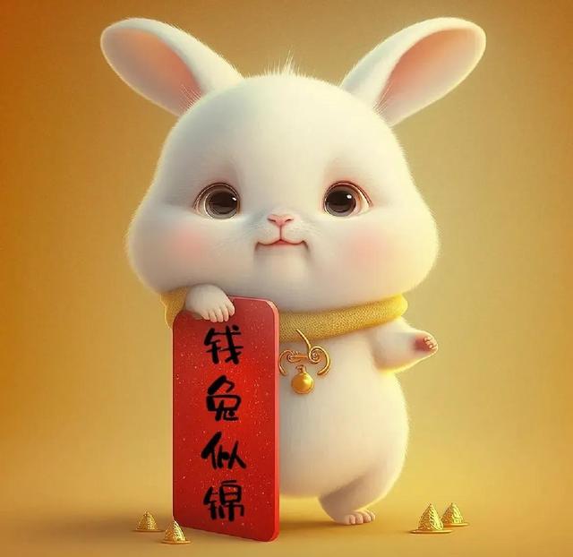 兔子壁纸可爱卡通，可爱卡通小兔子高清壁纸（可爱吉祥卡通兔年壁纸图片）