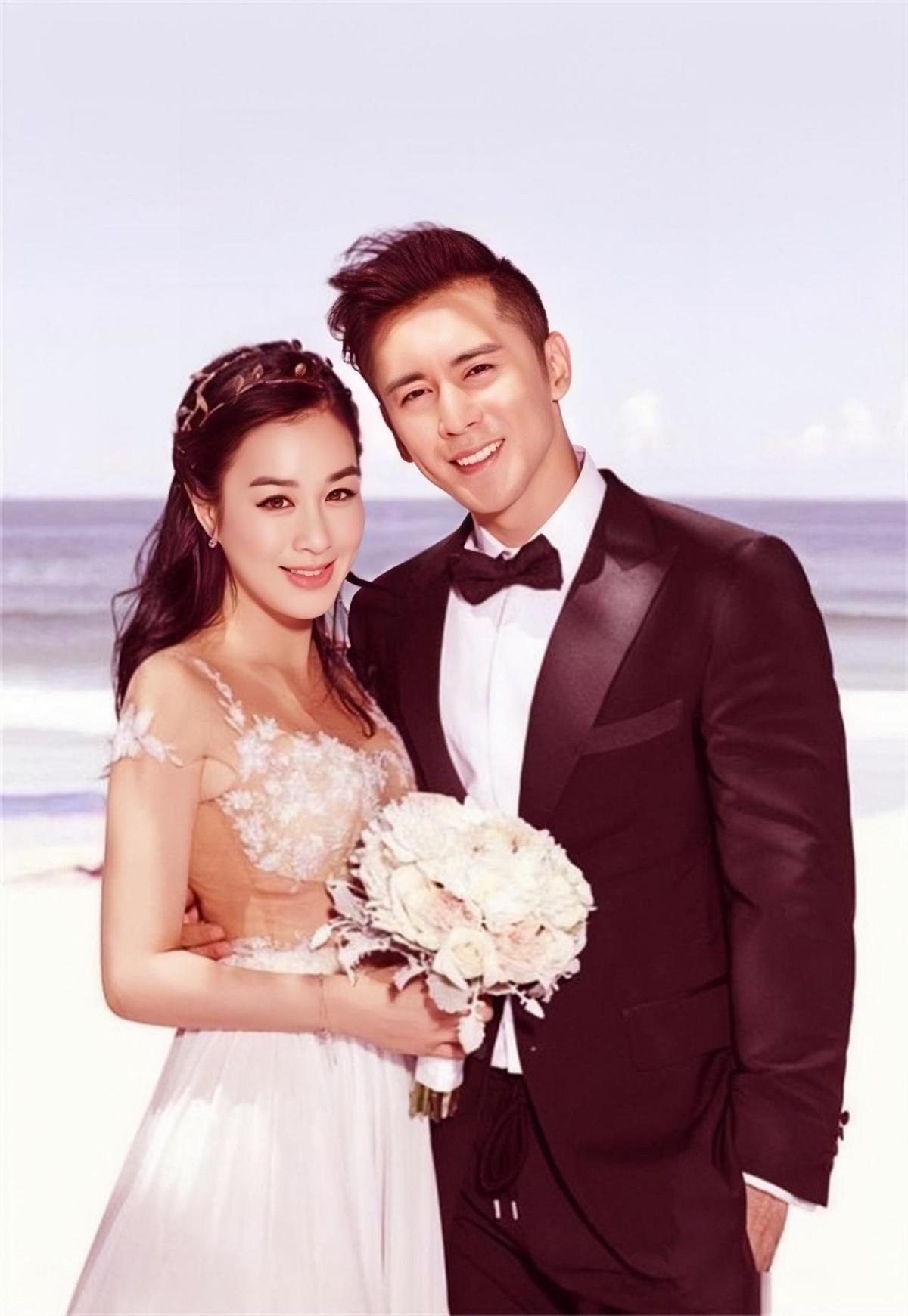 11月8日下午,"美人鱼"钟丽缇在个人社交平台发文庆祝与老公张伦硕结婚