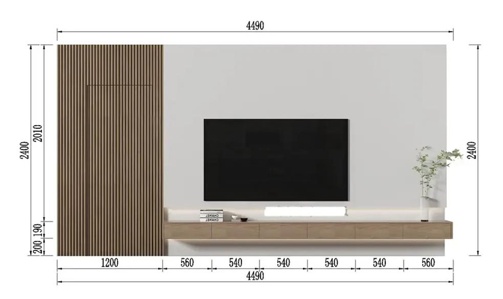 电视墙装修效果图2022新款（附：最新8款电视背景墙效果案例）