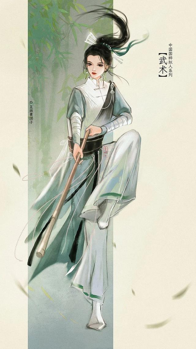 古风画手绘简单，古风简笔画怎么画（18张古风的国粹拟人合集）