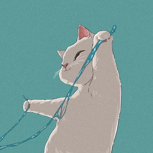 猫咪情侣头像 每个人都有自己的生活方式微信，猫咪情侣头像 每个人都有自己的生活方式，猫也一样（猫系情侣头像）