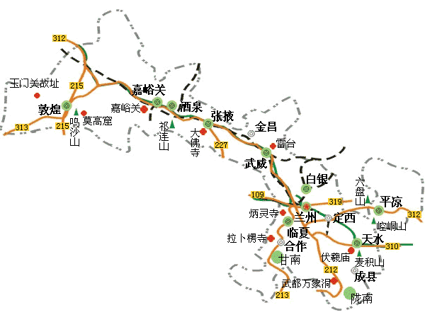 甘肃庆阳和平凉,为何不直接通往陕西?