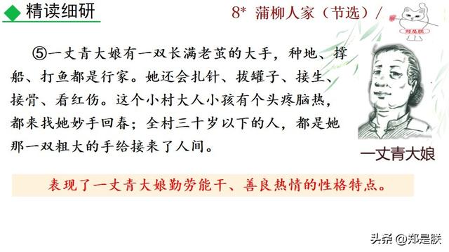 形容人物性格的词语，形容人性格的词语（蒲柳人家.刘绍棠.课文+诵读·+课件+知识点）